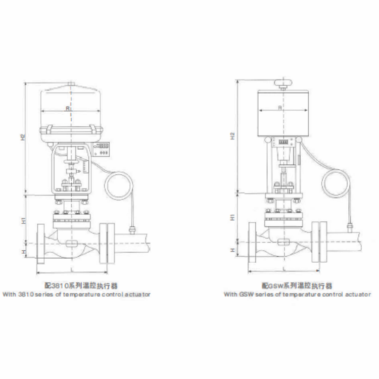 Parameter Diagram for Self-Operated Electric Control Temperature Valve