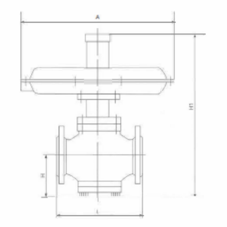 Technical Parameters Diagram for Self-Operated Micro Pressure Regulator